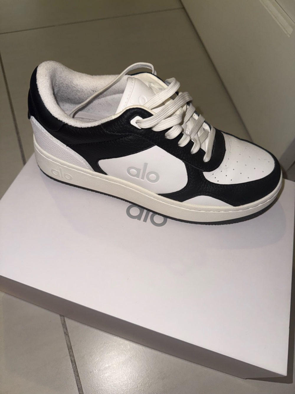 ALO Yoga Black and White Women's Sneakers